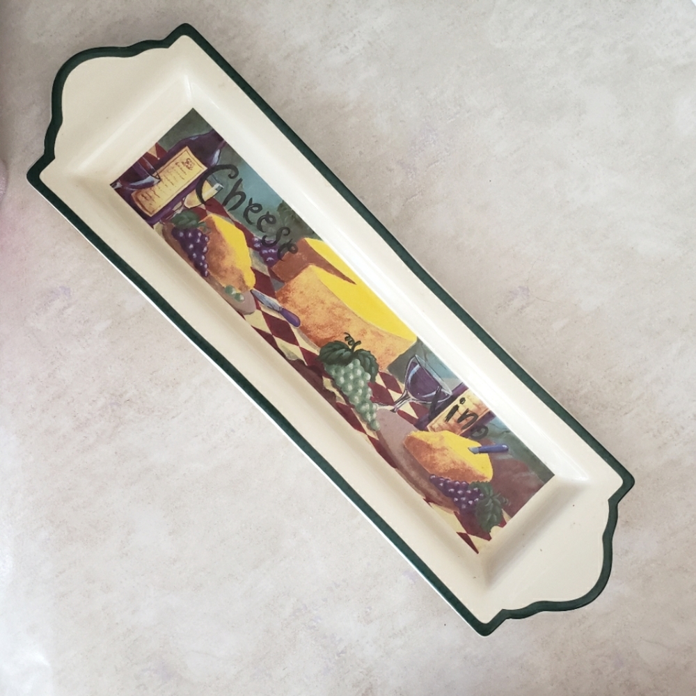 Tray Bon Appetit Ceramic 14" x 4"